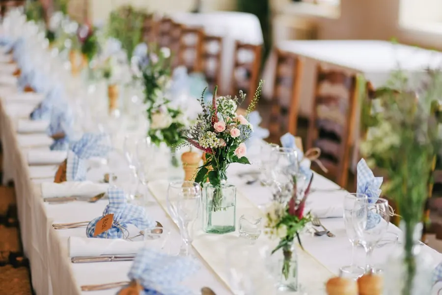 Hochzeitsgesellschaft beim Catering von Shepherd's Delight